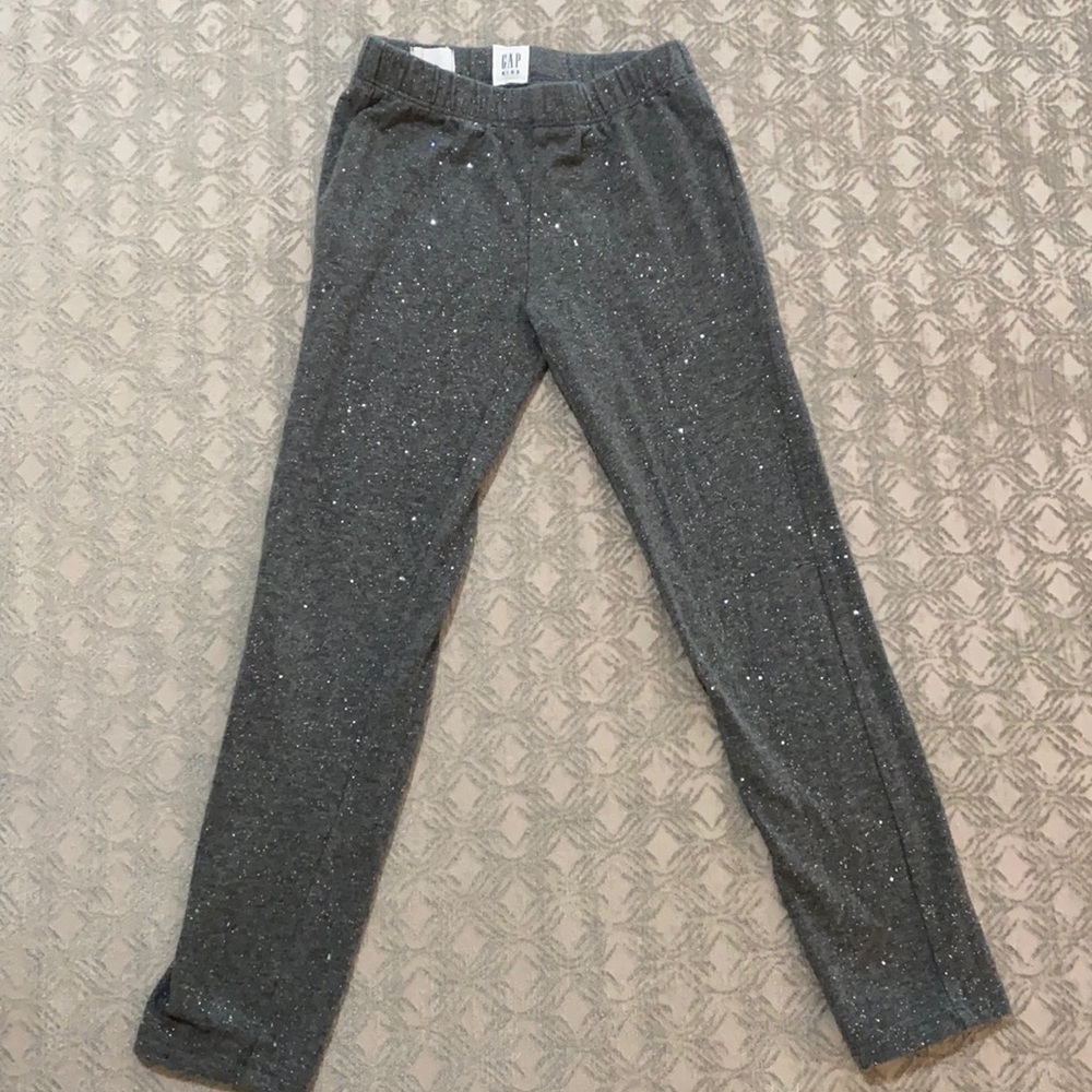 Gap Kids Glitter Grey Leggings